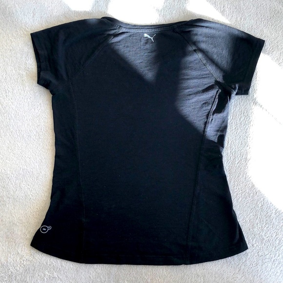 Black Puma Dry Cell Exercise Tee - Picture 2 of 2
